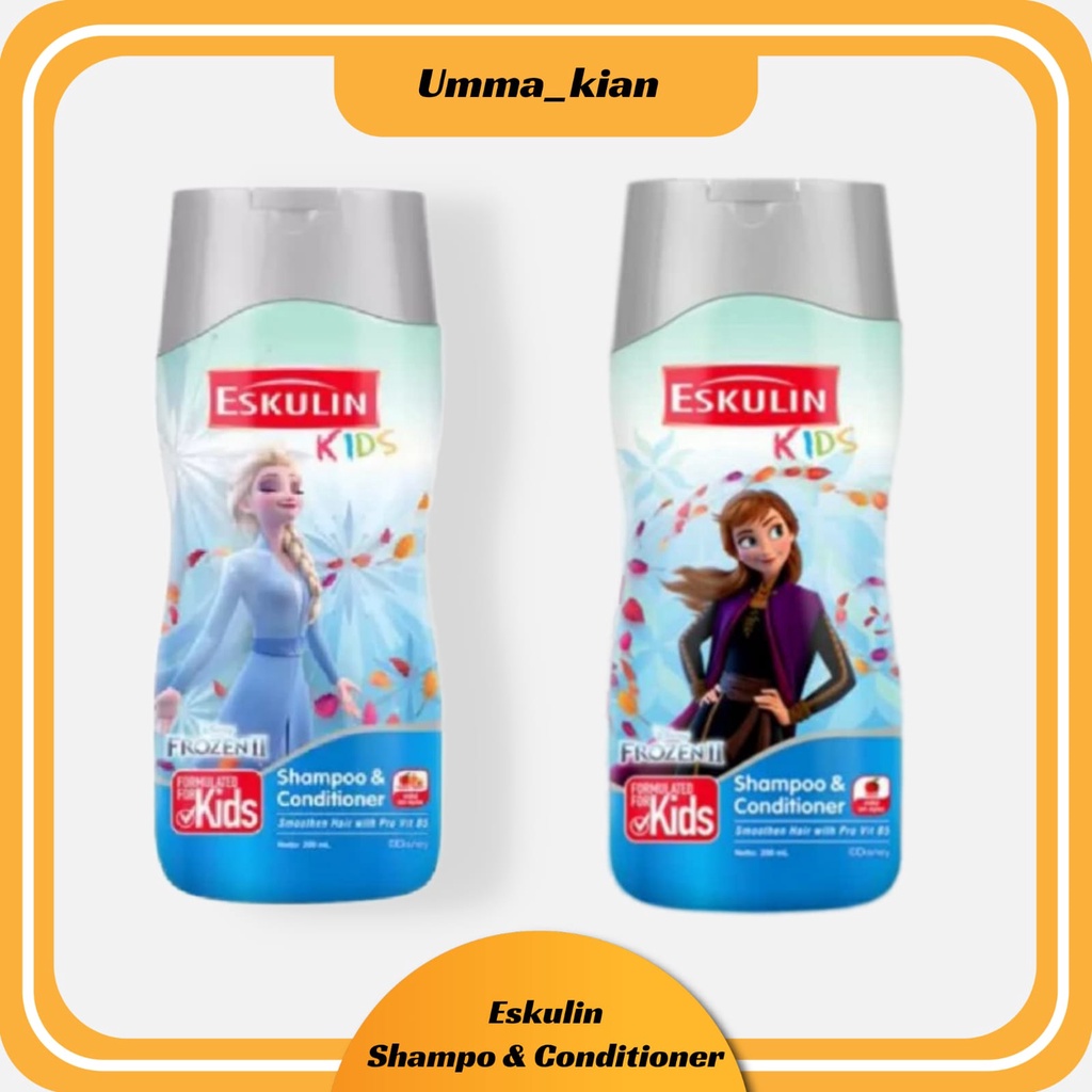 ESKULIN  KIDS SHAMPO &amp; CONDITIONER 200ml