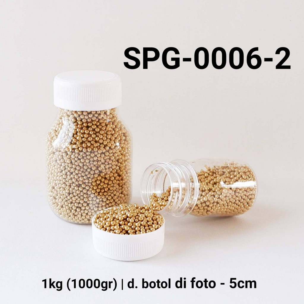 

SPG-0006-2 Sprinkles sprinkle sprinkel 1kg 1 kg kilo mutiara gold emas yamama baking grosir murah sprinkles cake dekorasi mutiara trimit decoration story sprinklestory sprinklesstory sprinkle story yamama baking
