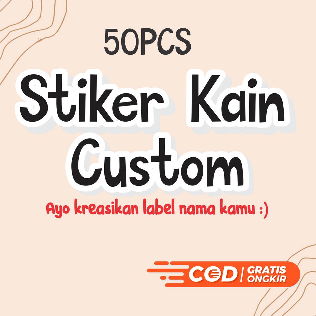 

STIKER UNTUK KAIN tinggal di Setrika // Stiker Label Nama Kain Baju Anak Sablon Tinggal di Setrika // sticker aesthetic custom dapat -+ 50 pcs