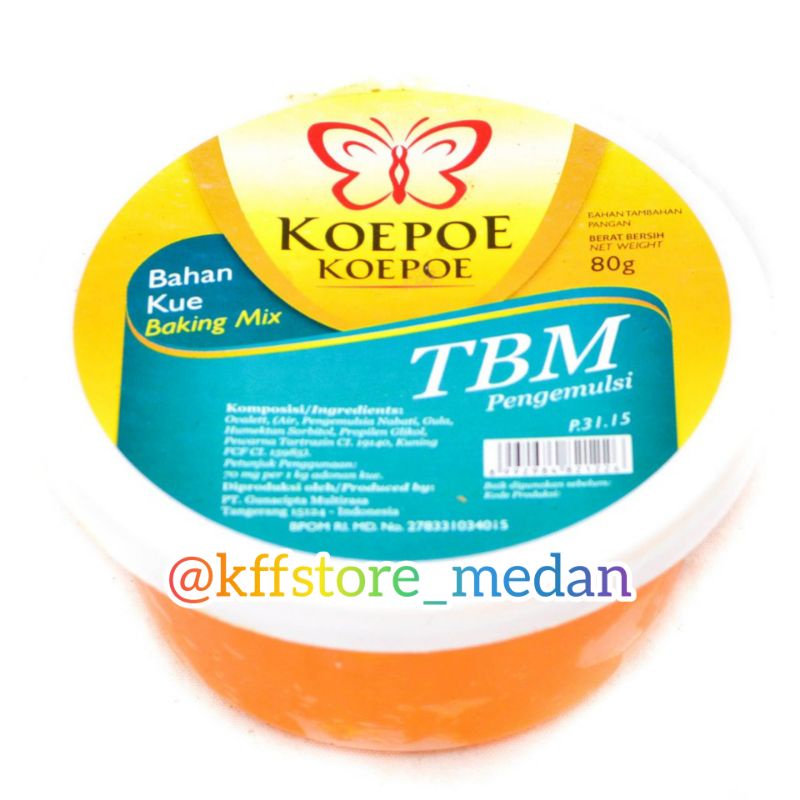 

Koepoe Koepoe TBM Pengemulsi 80g