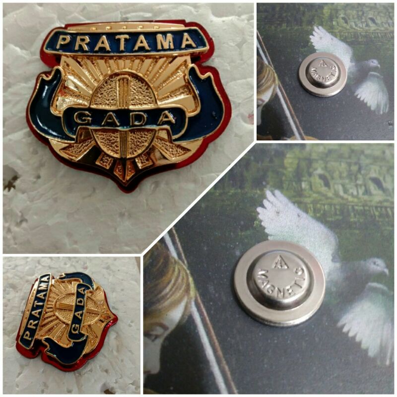pin gada Pratama magnet brevet gada pratama mika magnet