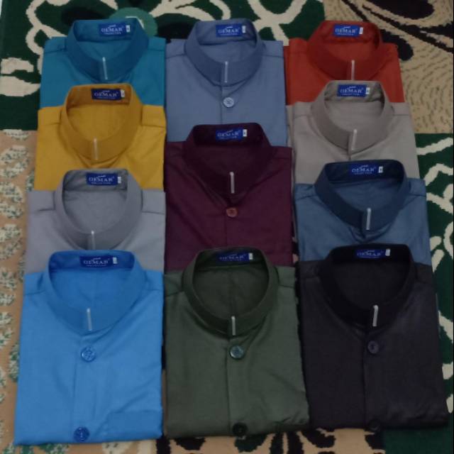 COD Baju Koko Oemar&Mugaf Haibah Baju Muslim Pria habaib Habib Pakaian Pria Terbaik Terbaru Termurah