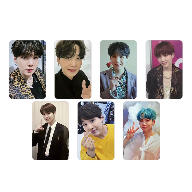 7pcs / set Kartu Pos LOMO Foto BTS Memori 2016-2020 Dengan our universe ARMY