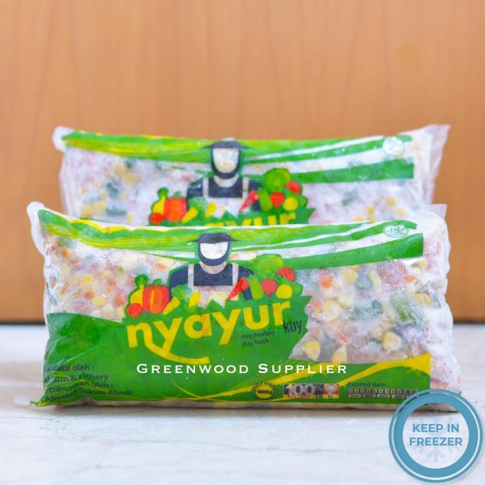 

Nyayur Mix Vegetable / Sayur Beku - 1KG