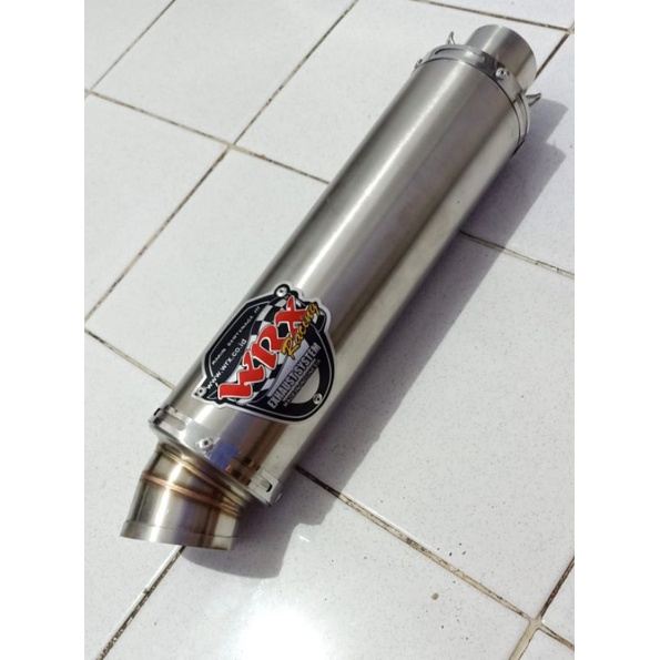 slincer knalpot wrx baru corong jumbo stainless