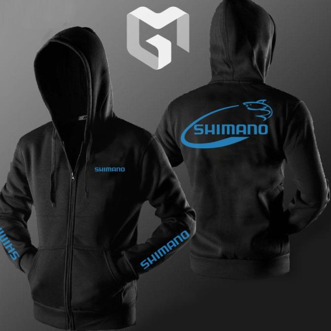 Jaket Hoodie Sweater Shimano Mancing Mania Sweatshirt Zipper