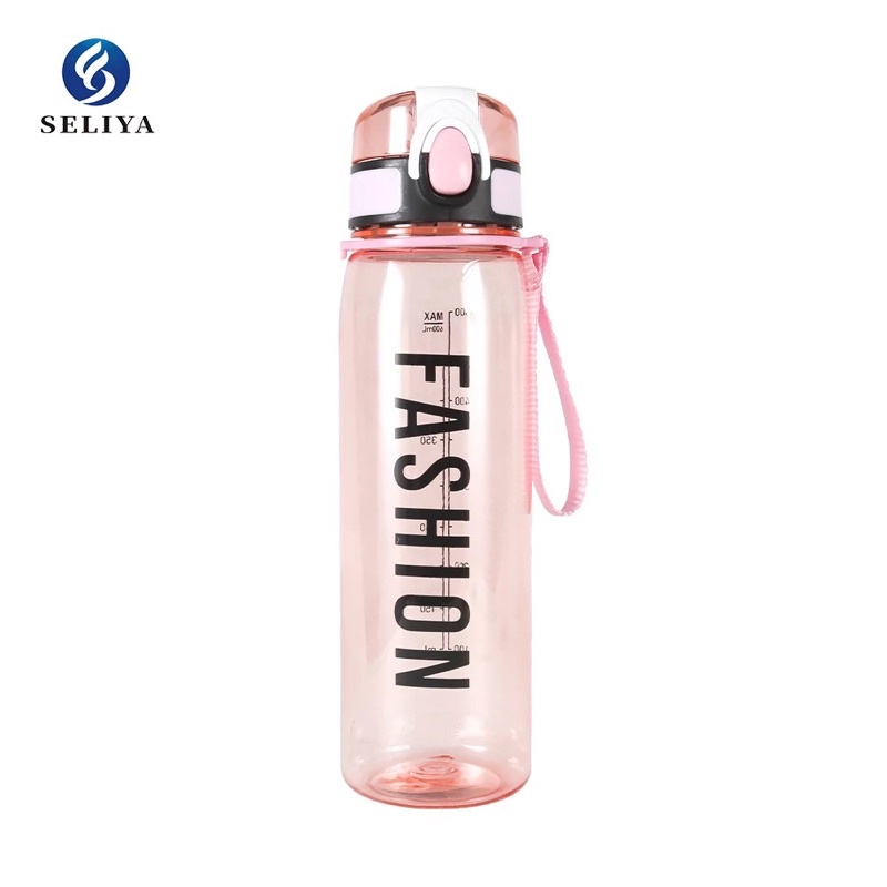 Botol Minum / Tempat Minum Fashion Clip Sport 600ml BPA FREE 7918