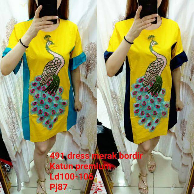 Dress merak bordir