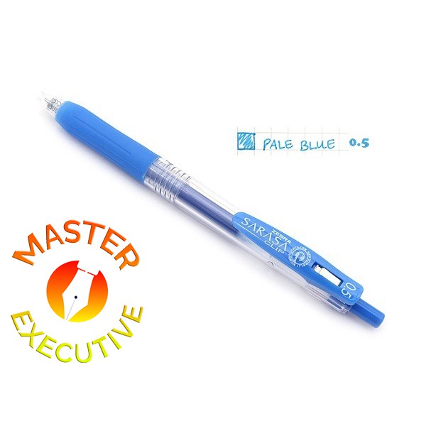 

[Buah] Zebra Sarasa Clip JAPAN Pale Blue 0.5 Gel Ink Rollerball / Pulpen Jel Biru Pucat