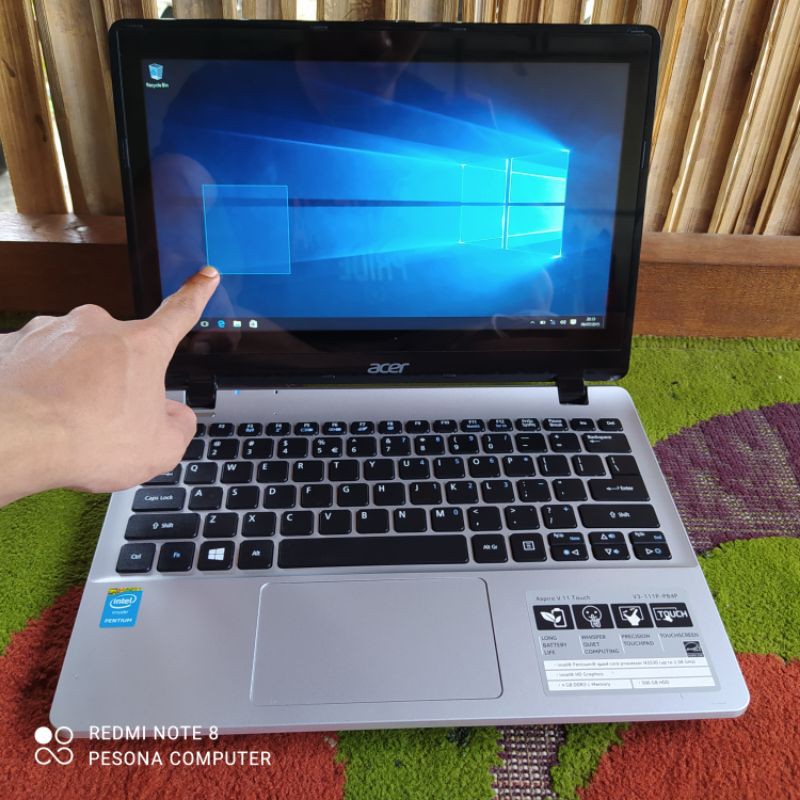 Laptop Ultrabook Touchscreen Acer Aspire - Ram 4gb hdd 500gb - Muluss