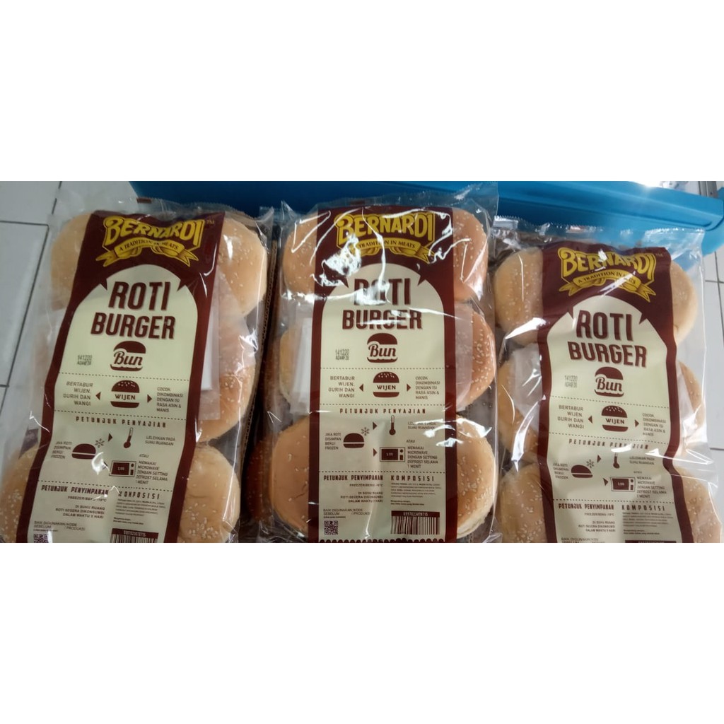 

BERNARDI Roti Burger Wijen isi 6