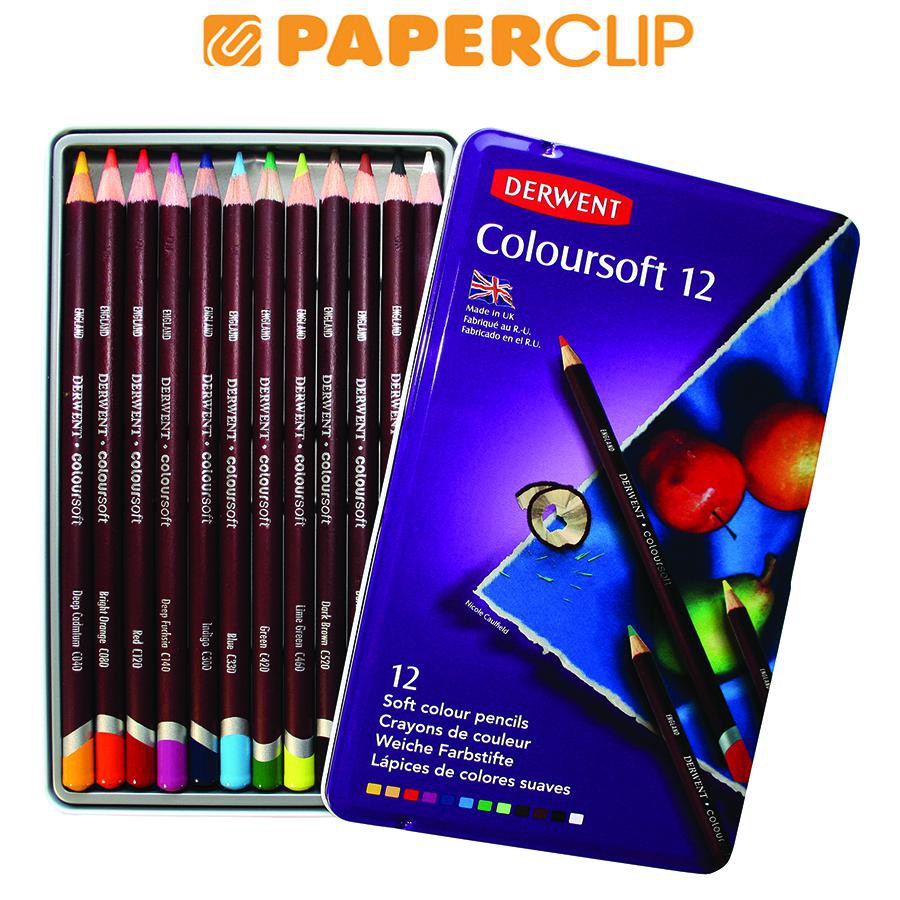 

PENSIL WARNA DERWENT SET COLOURSOFT 12 COLOR 0701026DW