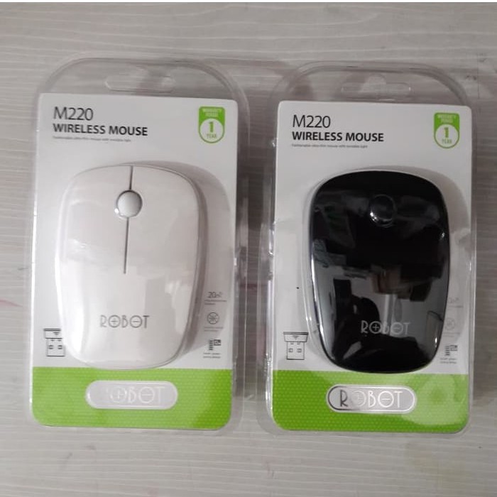 Robot M220 Wireless Mouse Optical