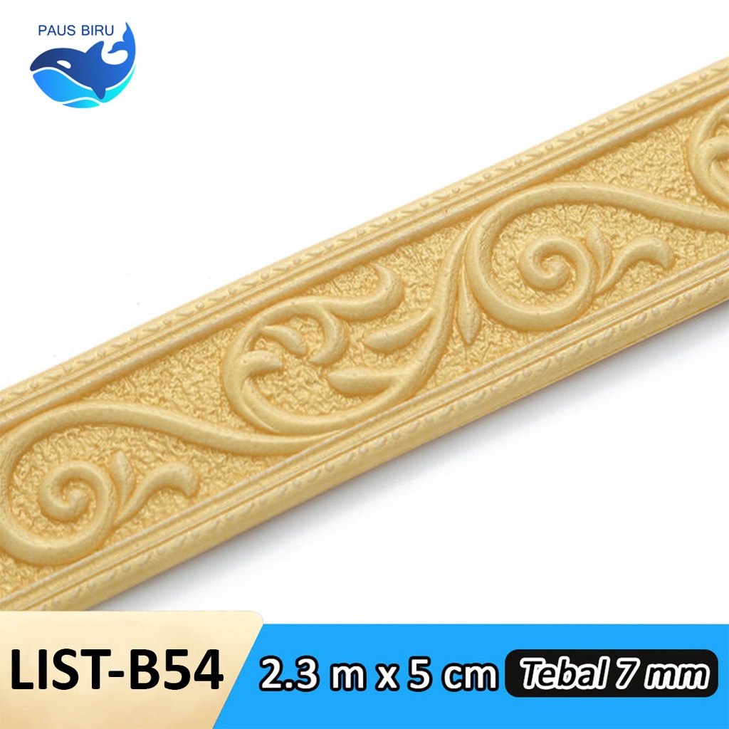 Wallpaper List Foam Wallborder Foam 3D / Wall Border List / List dinding 3D 2.3 Meter-LIST B54