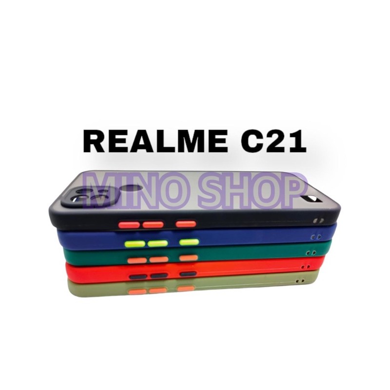 SOFTCASE REALME C21 - HARDCASE DOVE MYCHOICE PLUS PELINDUNG KAMERA - AERO CASE