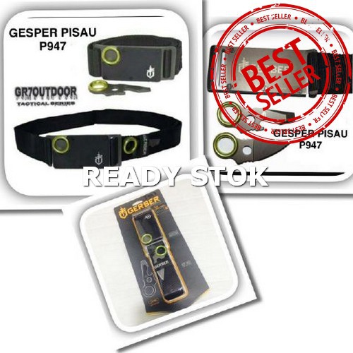 Gesper / sabuk/ ikat pinggang Pisau GERBER Kode P947
