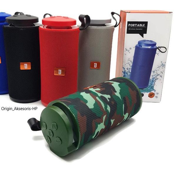 Speaker Bluetooth GT112 LED Portable Speaker Wireless GT-112 GT 112 - Hitam