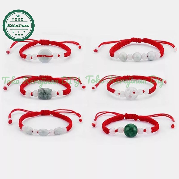 Gelang Tali Merah Wanita Pria Feng Shui Keberuntungan