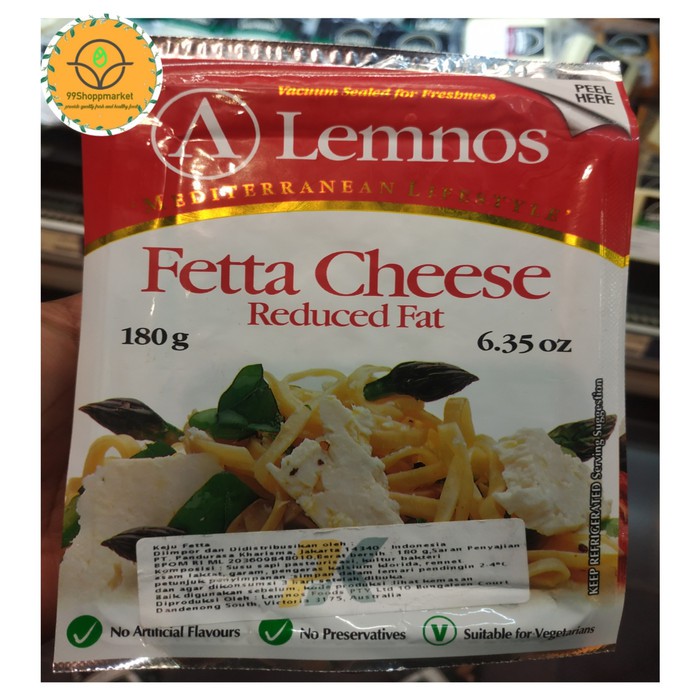 

Lemnos Cheese Keju Fetta Cheese reduced fat 180 gr 1