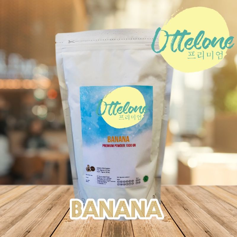 

Powder BANANA 1000gr Merk Ottelone Bubuk Minuman Premium Halal