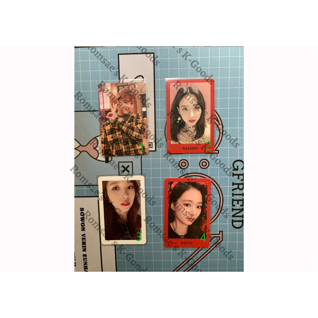 Twice Photocard Tzuyu Mina Sana Nayeon Momo Dahyun Jihyo Chaeyoung Jeongyeon | Summer Nights | Fancy