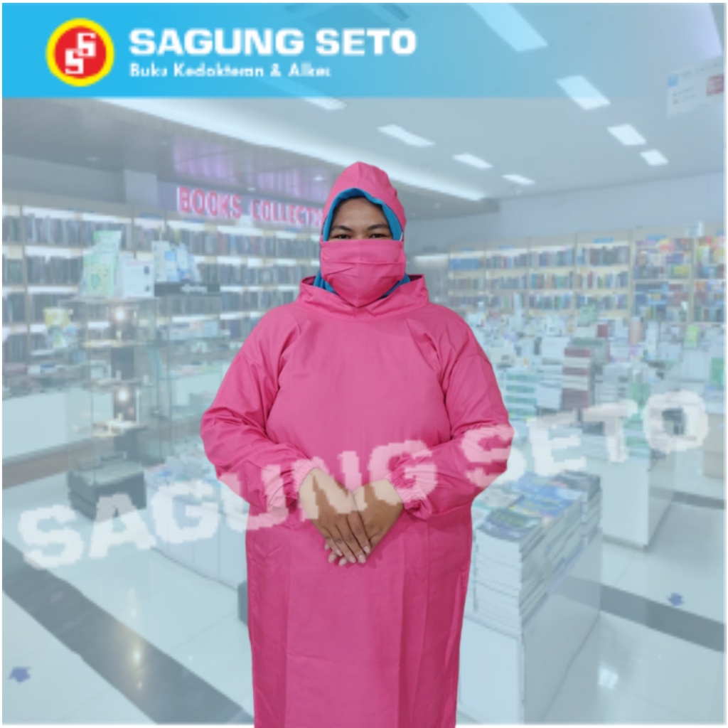 BAJU OK GOWN AMERICAN DRILL FANTA  (BAJU OK GOWN WARNA FANTA)