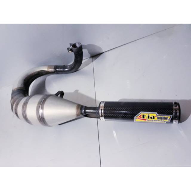 knalpot vespa racing Kiri galvanis carbon gianelli kia muffler