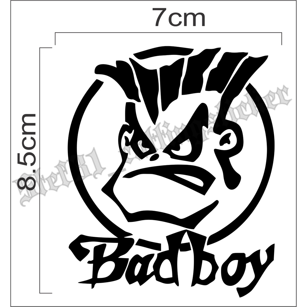 

Stiker cutting logo badboy, logo badboy