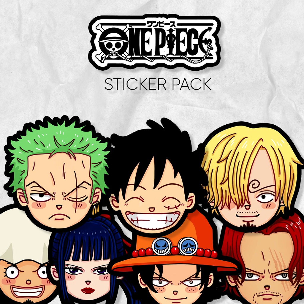 

Stiker Pack One Piece Anime / Sticker Waterproof
