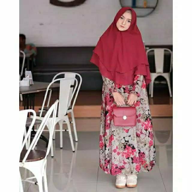 Gamis Monalisa Rasti Busui Resleting Depan Gamis Syari Rasti Monalisa-3