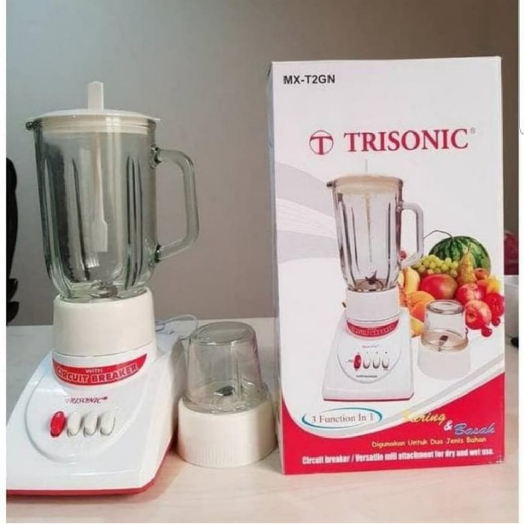 Blender Trisonic MX-T2GN gelas kaca