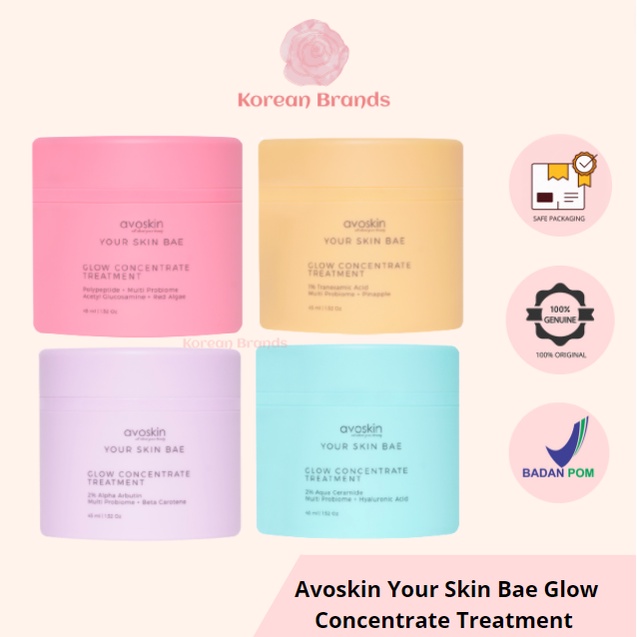 Avoskin Your Skin Bae Glow Concentrate Treatment All Varian
