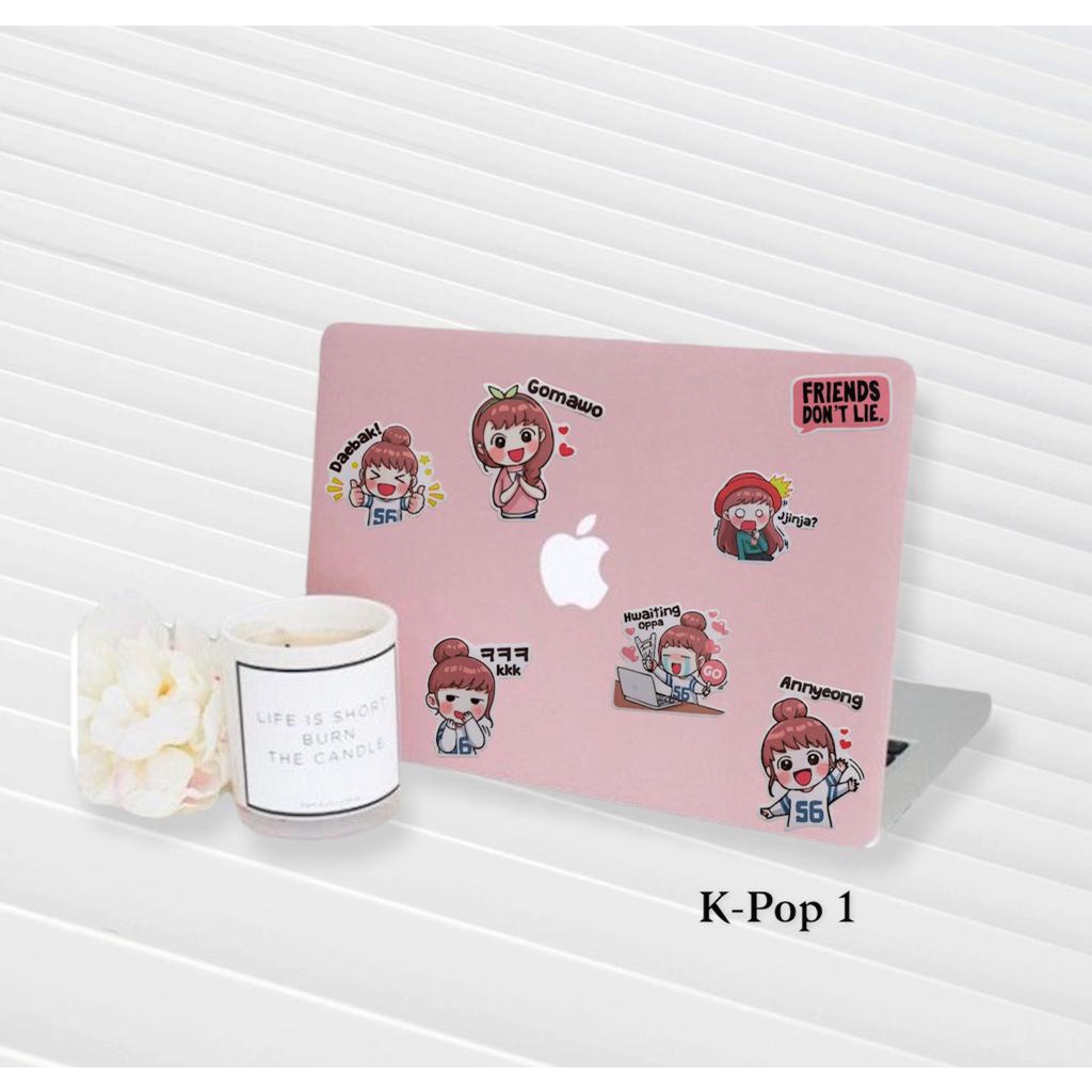 Sticker Pack Tumblr Aesthetic  Kpop Waterproof Hiasan Laptop Botol Tumbler Case Hp DIY Stiker Lucu Stiker Laptop Notebook