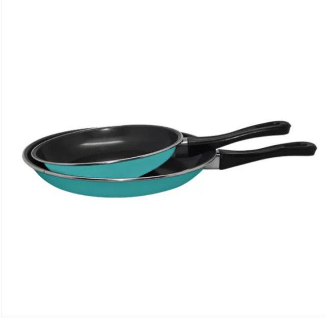 Frypan Masipion Fancy 2pcs 18 &amp; 23cm Teflon Fancy Maspion Isi 2 Teflon Warna Maspion Penggorengan