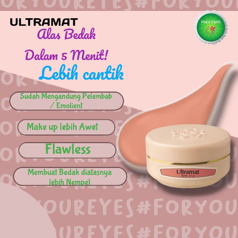 ULTRAMAT Alas Bedak dengan Pelembab / Emollient VIVA COSMETICS