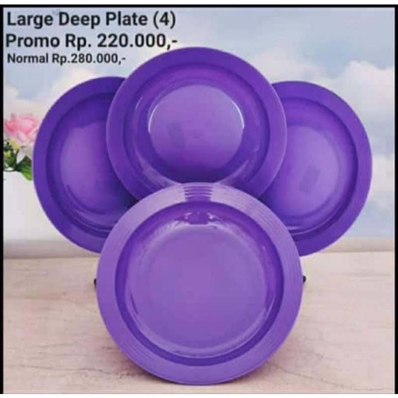 Large deep plate