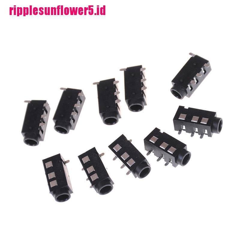 10 Pcs PJ-320D 4 Pin SMD 3.5mm Female Headphone Jack Konektor PCB