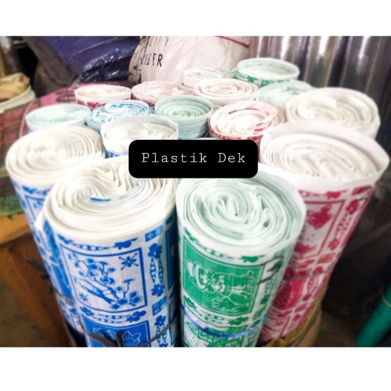 Plastik kembang / Plastik Dek / Plastik dinding kiloan