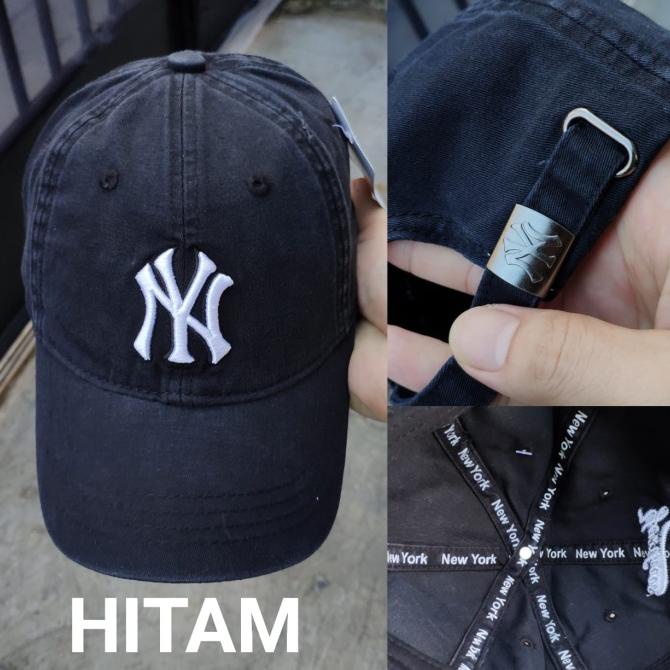 Topi Ny Baseball Premium Import Hitam