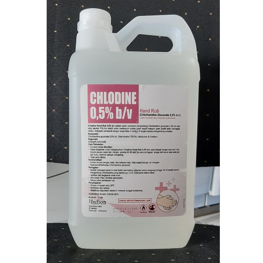Chlodine Hand Rub 5 Liter