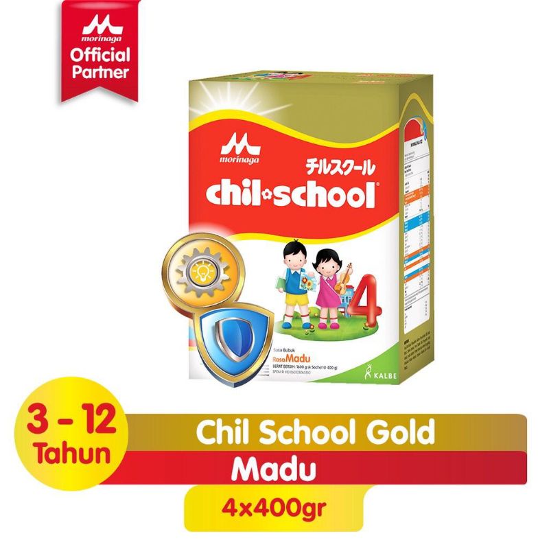 Morinaga Chil School Gold Madu 1600gr Reguler