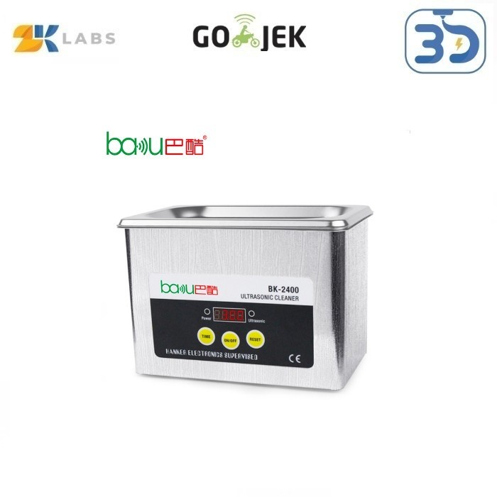 Resin 3D Printing Ultrasonic Cleaner Baku Stainless Steel Digital