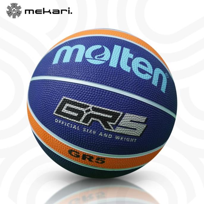 Bola Basket Molten GR5 Blue ( Outdoor ) | Basket