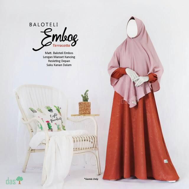 Gamis Das Baloteli Embos