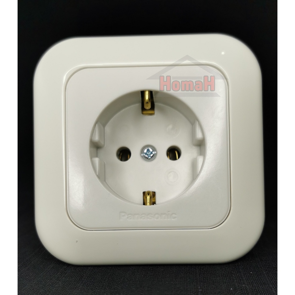 STOP KONTAK SINGLE NON CP PUTIH PANASONIC INBOW / TANAM