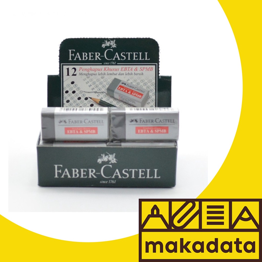 

STIP / PENGHAPUS FABER CASTELL KECIL HITAM EBTA SPMB (3 PCS)MURAH