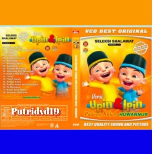 kaset VCD seleksi sholawat Upin Ipin Padang wulan