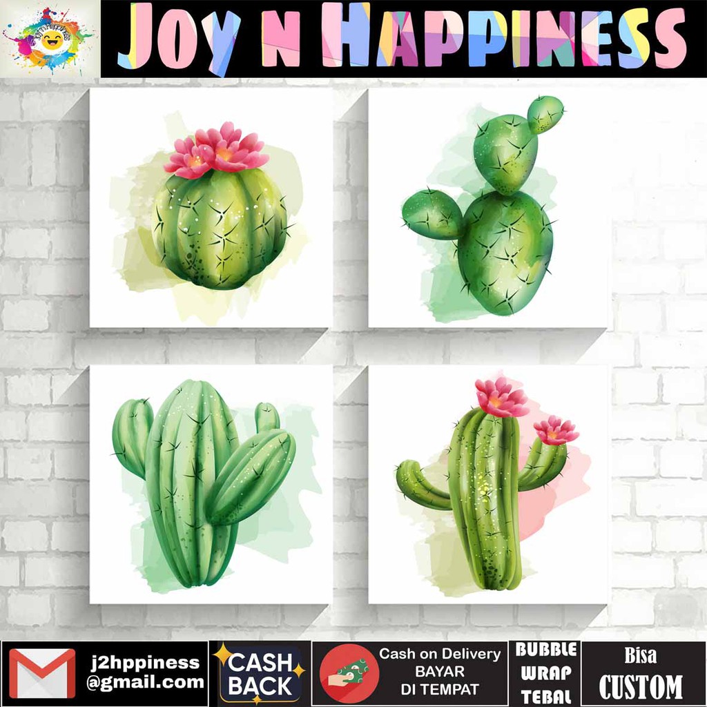 Hiasan Dinding Pajangan Dekorasi Kaktus Cactus