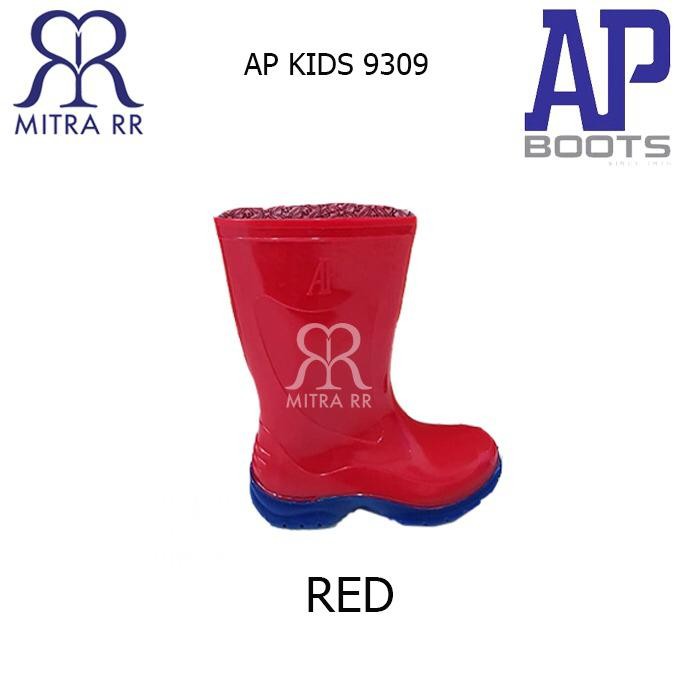 Sepatu AP Kids 9309 Blue / Red AP Boots Anak Sekolah Outbond Biru Merah