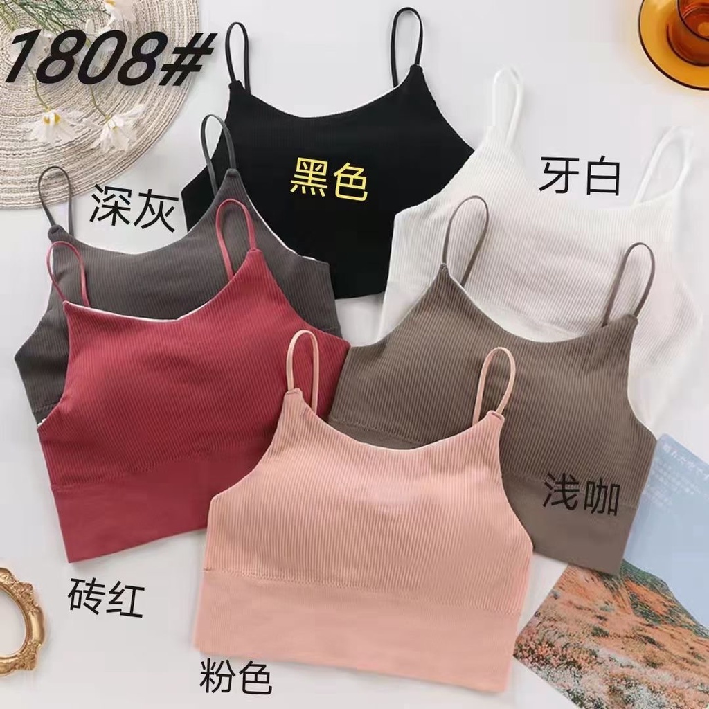 SEXYLADIES Tanktop Basic Croptop  atasn croptop tanpa kawat import